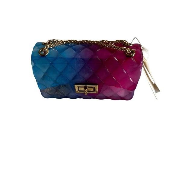 Le miel Handbags - LE MIEL PVC JELLY PURSE QUILT EMBOSSED